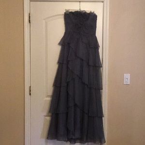 Bcbg max Adria blue dove grey gown